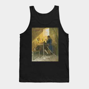 Pirates At the Cards in Cluny’s Cage by NC Wyeth Tank Top